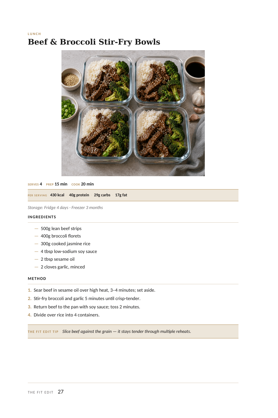 Beef and Broccoli Stir-Fry Bowls recipe page