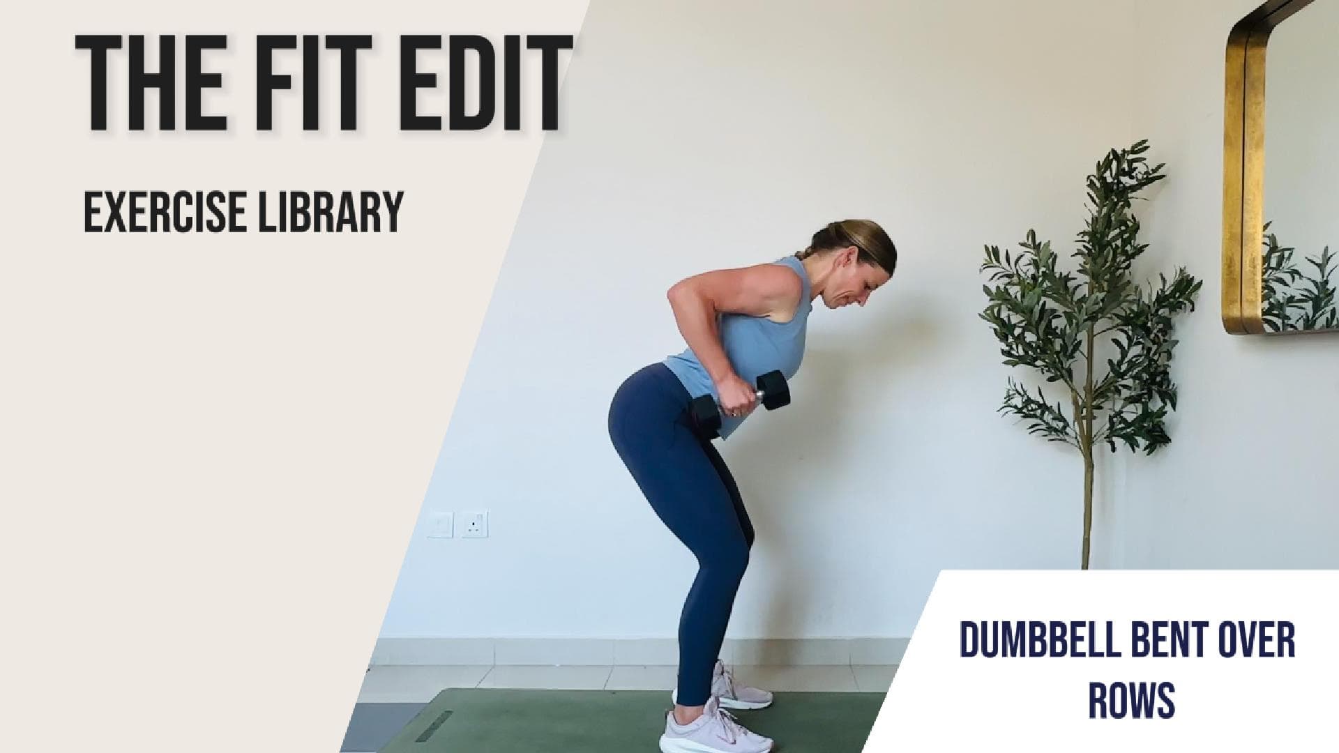 Dumbbell Bent-Over Row