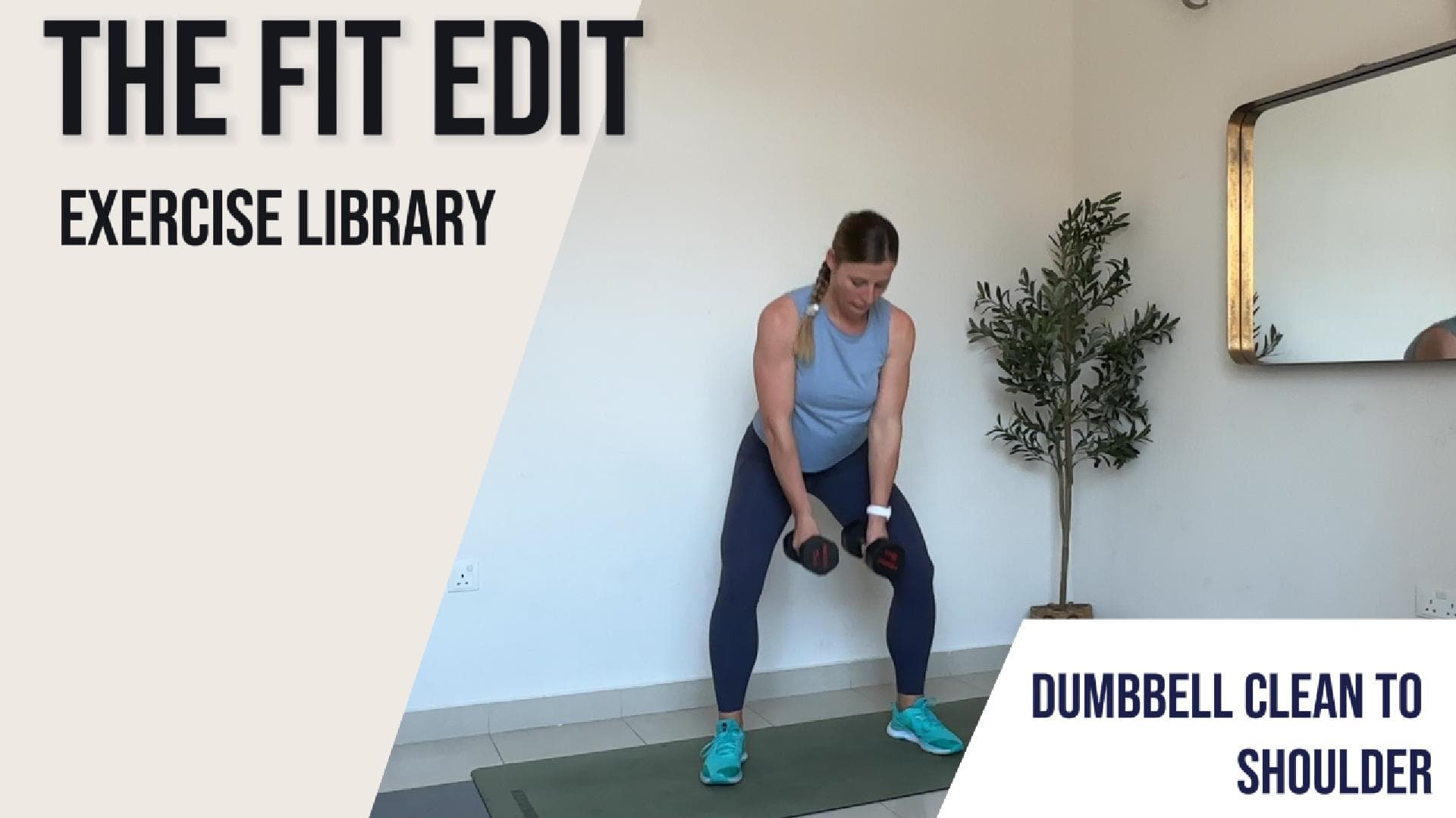 Dumbbell Clean to Shoulder