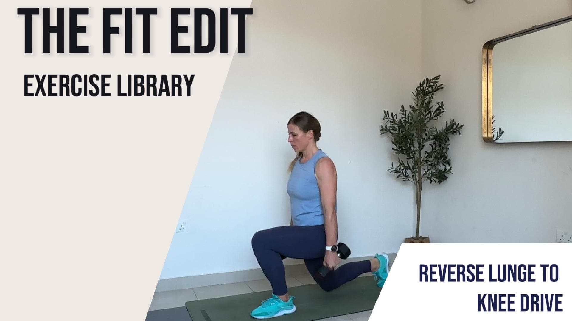 Reverse Lunge to Knee Drive